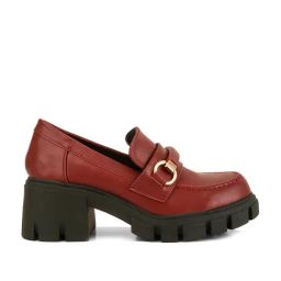 London Rag Women's Burgundy Casual Loafers-image-52