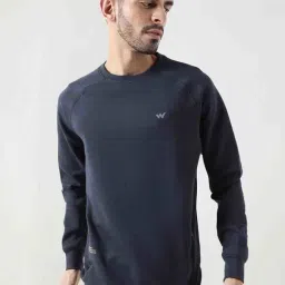 Wildcraft Navy Regular Fit Sweatshirt-image-88