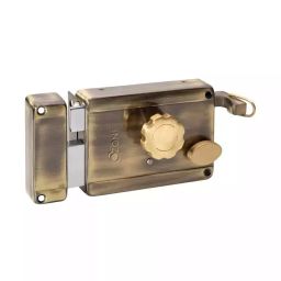 OZONE Twin Bolt (Latch + Dead Bolt) Speedy Night Latch Locks (Antique Bronze)-37