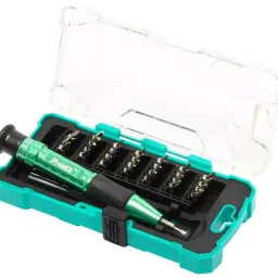 Pro'sKit 20 In 1 T-handle Driver Sockets & Bits Set SD-9701M-25