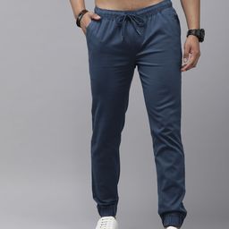 Roadster Men Navy Blue Solid Joggers-picture-34