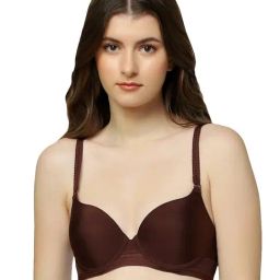 Triumph Brown Under-Wired Full Coverage T-Shirt Bra-image-48