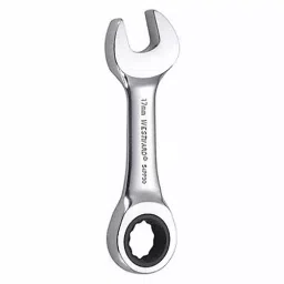 Westward Ratcheting Wrench Alloy Steel Chrome Head Size 17 mm Overall Length 4 7/8 inch, 54PP30-image-95