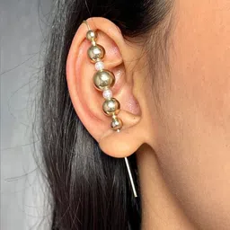 ISHKAARA Contemporary Ear Cuff Earrings-picture-5
