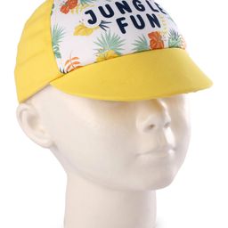 Babyhug Summer Cap Jungle Print Multicolour - Diameter 15 cm-image-28