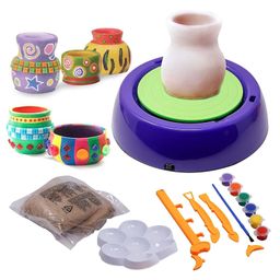 ADKD Pottery Wheel Toy With Tools, Clay & Paints - Multicolour-21