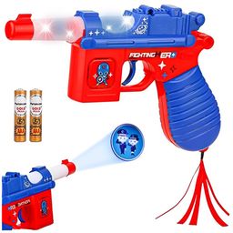 ADKD Projector Toy Gun with Realistic Sound, Telescope and Light Effect- Color May Vary-11