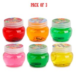 DOMENICO Slime Kit for Girls Boys, Slime Party Favors for Kids, Pretty Stretchy & Non-Sticky Slime Pack, Bottle Slime for Kids Stuffers(Pack 3)-3