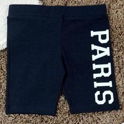 The Lion and the Fish Cotton Paris Text Printed Shorts - Midnight Blue-image-41