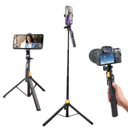 Digitek Tripod DTR 555 SS Foldable Selfie Stick for Smartphones & Gopro Action Cameras with 360° Rotation 3-Leg Base 10m Wireless Remote & 7 Section Adjustable for Selfie & Vloggers - Black-28