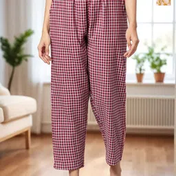 Kryptic Women Pack Of 2 Pure Cotton Mid-Rise Lounge Pants-image-35