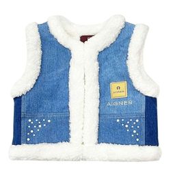 AIGNER Girls Crop Denim Puffer Jacket-image-31