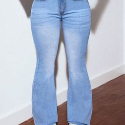 BAESD Women Comfort Bootcut Light Fade Stretchable Jeans-image-40