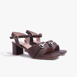 Carlton London Open Toe Block Heel Sandal-12