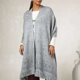Soch Women Ethnic Motifs Woven Design Shawl-image-73