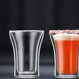 Baskety Transparent Solid Glass Glossy Cups Set of Cups and Mugs image 2