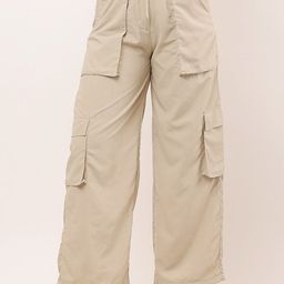 BAESD Women Relaxed Easy Wash Cargos Trousers-image-3