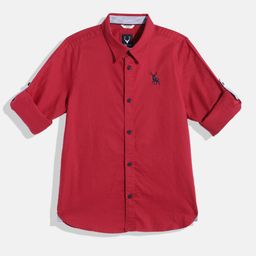 Allen Solly Junior Boys Spread Collar Casual Shirt-picture-29