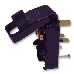 POWERCONNECTIONS Convertor Plug, Schuko-Uk, Blk, 13A, SCP3.BLACK.13A-15