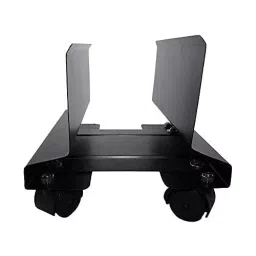 Implemental CPU Trolley Stand Metal Black for Home, Office (Pack of 5)-34