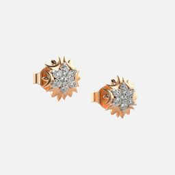 VALANOVA 14Kt Rose Gold 0.21 Carat Lab Grown Diamond Earrings-image-72