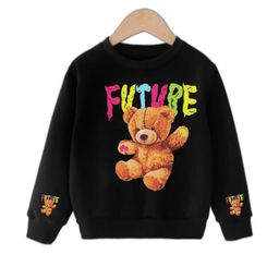 Joggers Park Kids-Unisex Black Cotton Sweatshirts-image-77