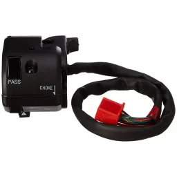 Uno Minda Handle Bar Switch - Left Side (Self Start) - 9 Pin Red Coupler for Bajaj Discover 125ST/150F (SW-0671N-M01) image 2