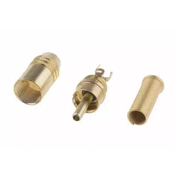 RS PRO Straight RCA Plug Cable Mount Male Gold, Red, 1103790-image-43