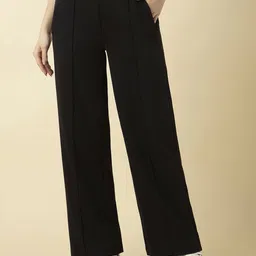 Van Heusen Athleisure Women Functional Pocket Wide Leg Pleated Pant-image-41