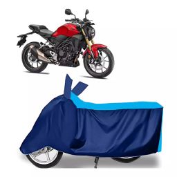 Auto Pearl Two Wheeler Cover for Honda CB - Cyan, Blue-image-89