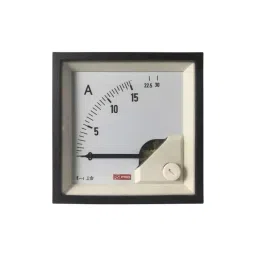RS PRO Analogue Panel Ammeter 30 Input A AC, 68X68 mm, 1 % Moving Iron, 1862448-24