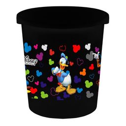 Kuber Industries Black & Red Printed Open Dustbins  5 L image 3