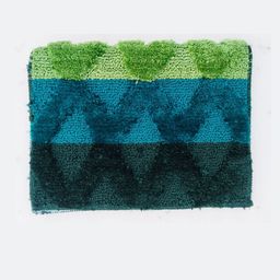 IVAZA Green Microfibre 1400 GSM Bath Rugs-picture-46