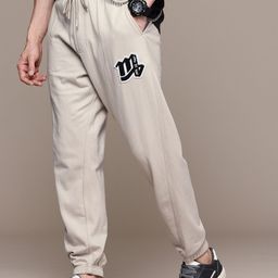 WROGN Men Oversized Applique Detailed Joggers-image-38