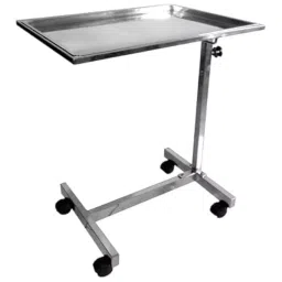 A ONE HOSPICARE Stainless Steel Mayo Trolley with Single Knob Up and Down Adjustment, AOH - 207 (A)-picture-28
