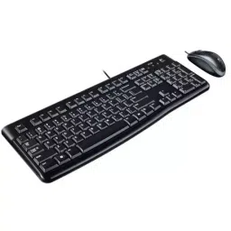 Logitech USB Black Keyboard and Mouse MK120 image 2