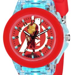 ON TIME OCTUS Boys Printed Dial Analogue Watch KD-040 RED IRONMAN image 2