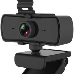 BLACKPOOL 2K Webcam with Privacy Cover - Noise Reduction, Plug & Play, Inbuilt Mic - for Video Conferencing, Streaming, and Online Meetings & YouTube Web Camera Compatible with PC, Laptop, Desktop image 1