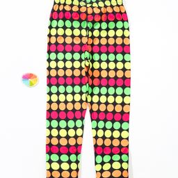 Kookie Kids Full Length Leggings Circle Print - Black-image-71