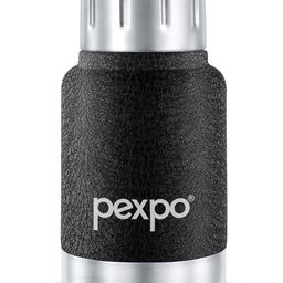 Pexpo Cameo Hot & Cold 160ml Stainless Steel Water Bottle|Black| Vacuum Insulated| Leak proof & BPA Free| Screw Cap| Office, School, Gym, & Travelling|Men, Women & Kids-image-31