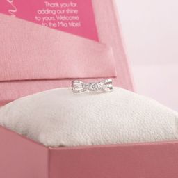 Mia by Tanishq Forever Tied 14K Gold & Diamond Finger Ring 2.66gm-image-3