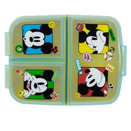 Disney by Gluman Partition Lunch Box  with Snap Lock Closure & Mickey Print - Yellow image 3