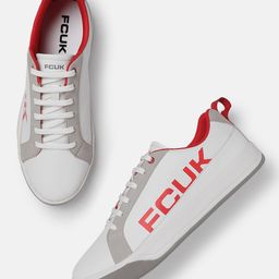 FCUK Men Brand Logo Printed Sneakers-picture-43