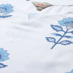 Anouk Printed Kurta with Trousers & Dupatta image 3