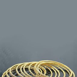 ADVANCE KANGAN Set Of 12 Zircon-Studded Bangles-image-36