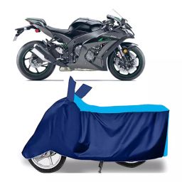 Auto Pearl Two Wheeler Cover for Kawasaki Ninja ZX-10R SE BS6 - Cyan, Blue-image-47