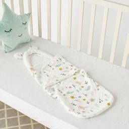 Juniors by Babyshop Infants Printed Pure Cotton Sleeping Bag With Wrap & Pillow-image-33