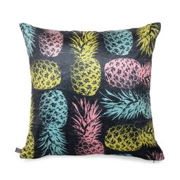 HOUZZCODE Blue Set of 2 Floral Square Cushion Covers image 3