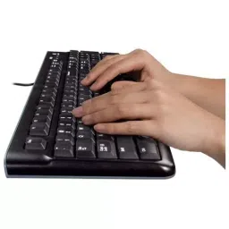 Logitech USB Black Keyboard and Mouse MK120 image 3