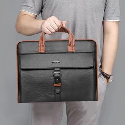 LOREM Unisex Textured Laptop Bag-21